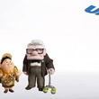 Carl et Russell dans Là-haut