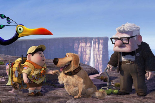 Carl, le chien et Russell