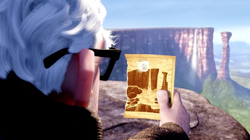Carl regarde la photo