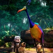 Carl, Dug, l'oiseau et Russell 