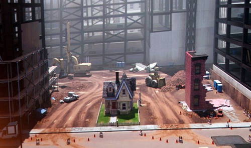 Chantier, destruction de la maison de Carl