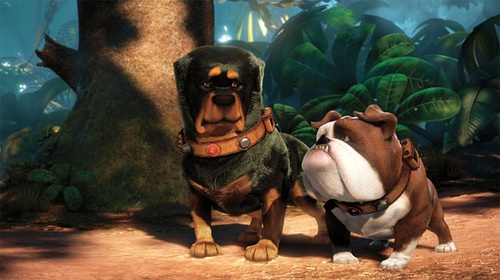 Les deux chiens méchants