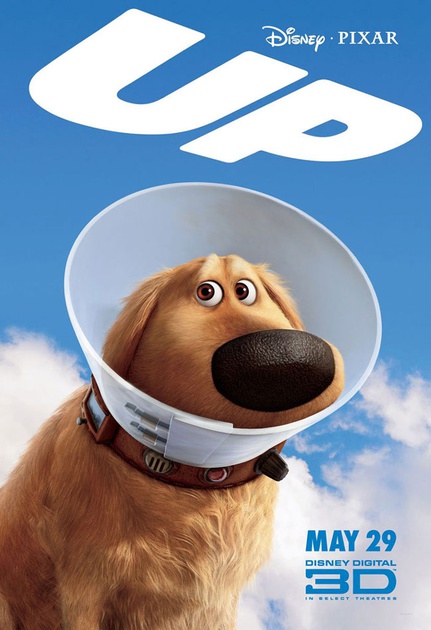 Up - A Pixar animation movie - Poster teaser Dug, the dog