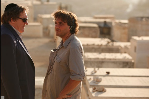 gearard depardieu et graham guit sur le tournage - Hello Goodbye