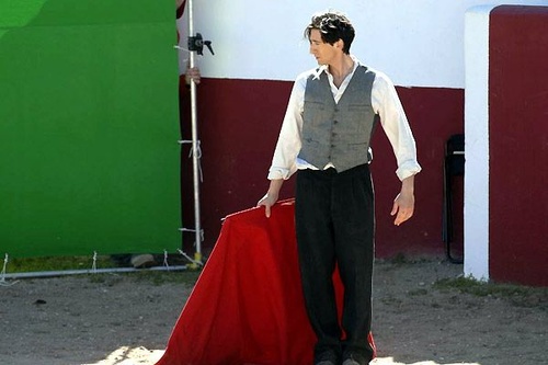 photo de tournage du film manolete