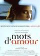 Affiche du film Mots d'amour