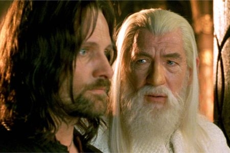 viggo mortensen ian mckellen - Le seigneur des anneaux : Le retour du roi