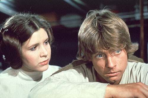 carrie fisher mark hamill - Star Wars : Episode 4 - La guerre des étoiles