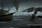 max trainant son bateau