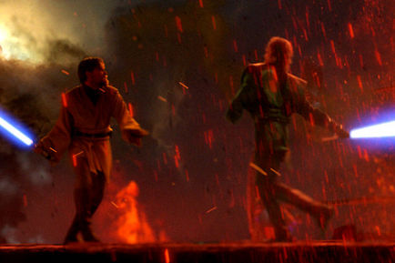 ewan mcgregor contre hayden christensen - Star Wars : Episode 3 - La revanche des Sith
