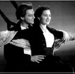 Kate Winslet et Leonardo DiCaprio à la proue du Titanic