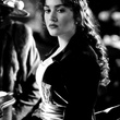 Kate Winslet, photo en noir et blanc