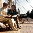 Leonardo DiCaprio et Kate Winslet sur le Titanic