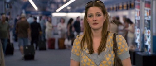 drew barrymore a la gare