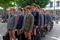 les enfants en rang