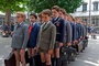 les enfants en rang