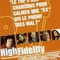 Affiche du film High Fidelity - High Fidelity 