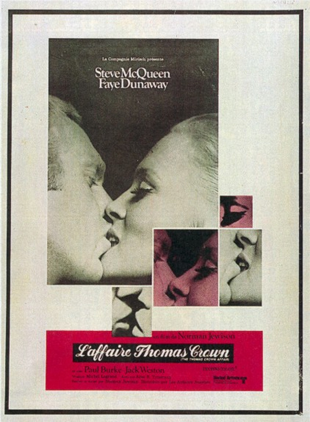 l affaire thomas crown affiche 2 - L'Affaire Thomas Crown (1968)