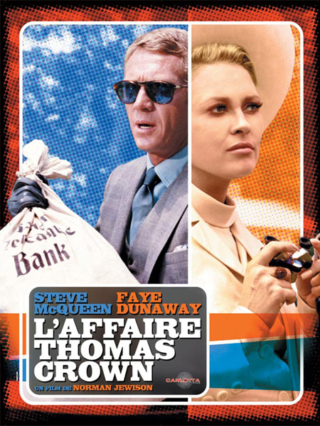 l affaire thomas crown affiche - L'Affaire Thomas Crown (1968)