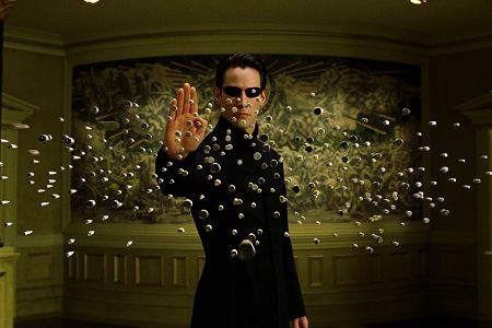 keanu reeves arretant les balles
