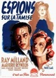 Affiche du film Espions sur la Tamise