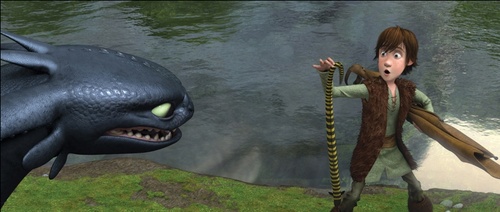 Dragons gar  on donne a manger