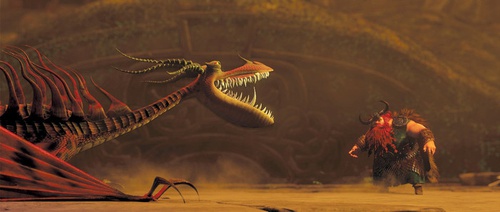 viking et dragon