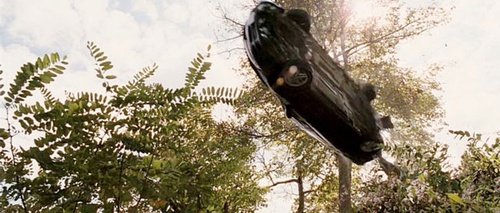 cascade de voiture