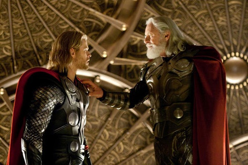 chris hemsworth face a anthony hopkins
