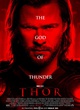 red poster for thor