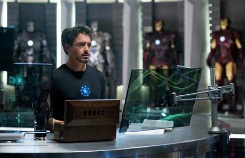 robert downey jr dans son labo