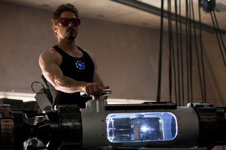 robert downey jr faisant des tests