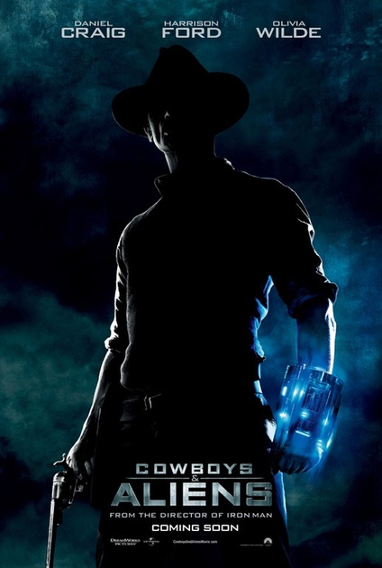 affiche teaser cowboys and aliens