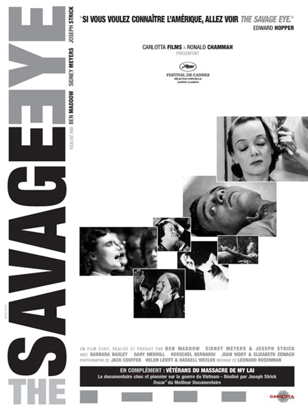 the savage eye affiche - The Savage Eye - L'Oeil sauvage