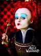 affiche américaine du film alice in wonderland la reine de coeur
