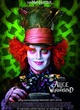 affiche américaine du film alice in wonderland le chapelier fou