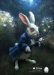 affiche promotionnelle le lapin blanc
