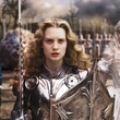 chapelier fou alice et reine blanche