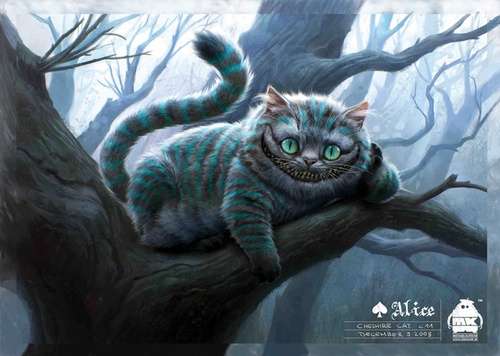 chat Alice au pays des merveilles