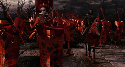 l arriv  e de la reine rouge le jour frabieux