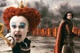 la reine rouge hurlant ses ordres a son valet
