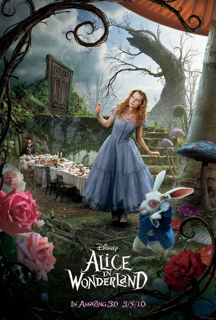 nouvelle affiche 2 pour le film alice aux pays des merveilles