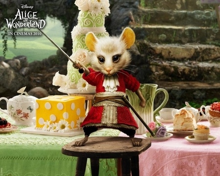 souris Alice au pays des merveilles