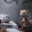 souris blanche Alice
