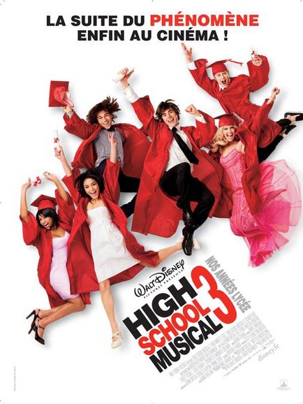 Affiche du film High School Musical 3 : Les années lycée