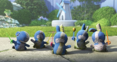 des lapins