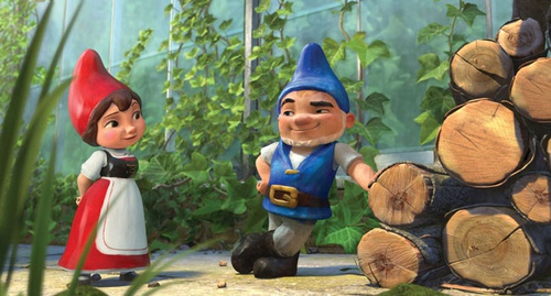 juliette regardant gnomeo