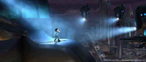 astro boy aux prises de la police