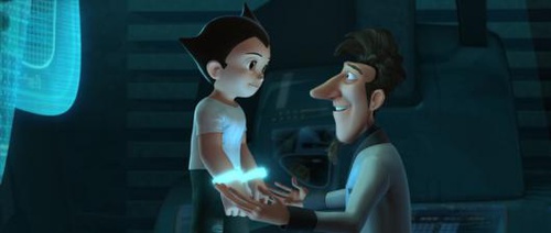 astro boy et son papa
