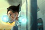 astro boy faisant feu